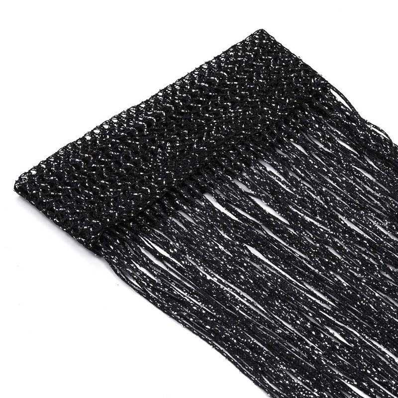 WedDecor String Curtains Glitter Fringe Panel Fly Screen Room Divider