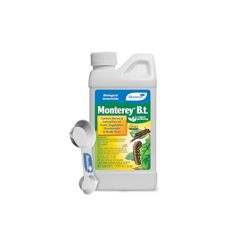 Monterey BT - Bacillus Thuringiensis for Organic Worm and Caterpillar