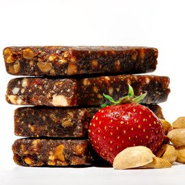 JONESBAR (Peanut Butter & Jelly, 4 Count (Pack of 1)), USDA Organic Fruit & Nut Bar, Non-GMO, Kosher, Vegan, Gluten Free, Simple Snack Bar