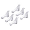 sourcing map Pack of 6 Shelf Brackets Fridge Kit Support
