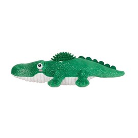 Fringe Studio Plush Dog Toy, Ready to Croc, Teeth and Gum Cleaning TPR Spiky Ball, Pet Shop Collection (314605)