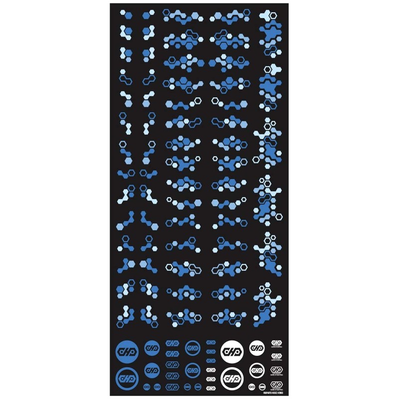 Haikyu Parts Hex Camo Decal 2 Blue 1pc Plastic Model