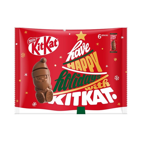 kitkat holiday santa 6 pack
