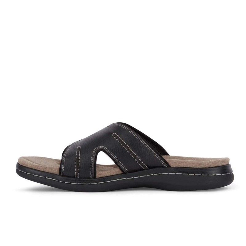 Dockers Men's Slide Sandal, Black, 14