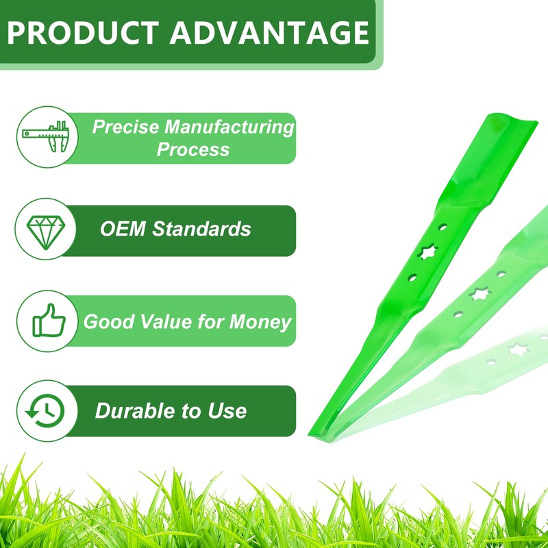 JYLEYJ (3 Pack) Mower Blade Replace 742-05056 942-05056 742-05056A 942-05056A