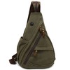 VARLIVOO Retro Men's Sling Bag Chest Bag Shoulder Bags Crossbody