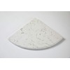 Natural Stone Accessories Shower Corner Shelf MM Quartz Statuary Size