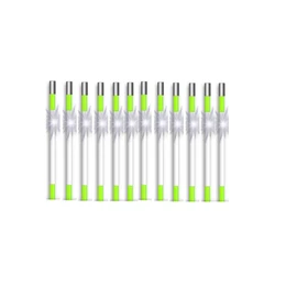 Driveway Snow Poles Reflective Orange Markers 60" Multiple Quantities (12, Lime-Yellow)