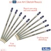 artline 10 x 6B Graded Artist Professional Pencils Write Draw