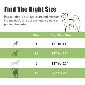 Male Belly Bands Dogs Diapers(4 Pack), Washable Reusable High Absorbing Boy Doggy Wraps Panties Doggie Puppy Pooping Potty Training Incontinence Marking Pañal para Perro Middle