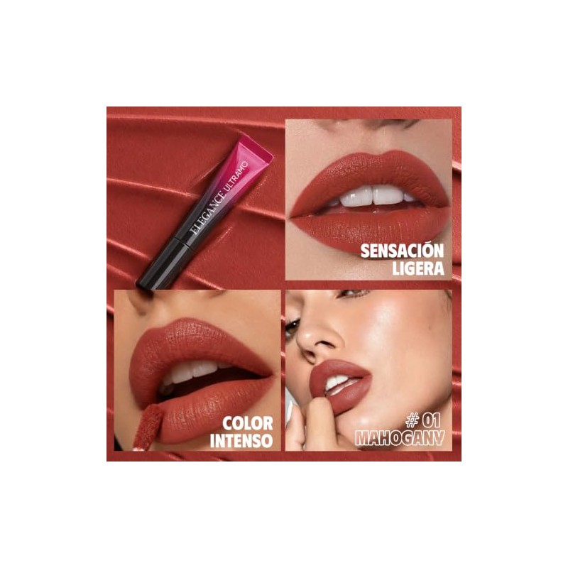 ULTRAMO Labial Líquido Mate, Tinta para Labios Matte Difuminado (02VIOLETFEVER)
