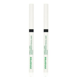 Innisfree Simple Label Waterproof Pencil Liner 0.1g 01 Black 2pcs / 이니스프리 심플라벨 워터프루프 펜슬 라이너 0.1g 01 블랙 2개