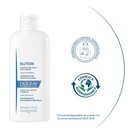 Shampoo Reequilibrante Ducray Elution para Caspa 200 ml