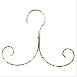 Boottique Chrome Life Jacket Hanger, Set of 10, Powder Coated Steel