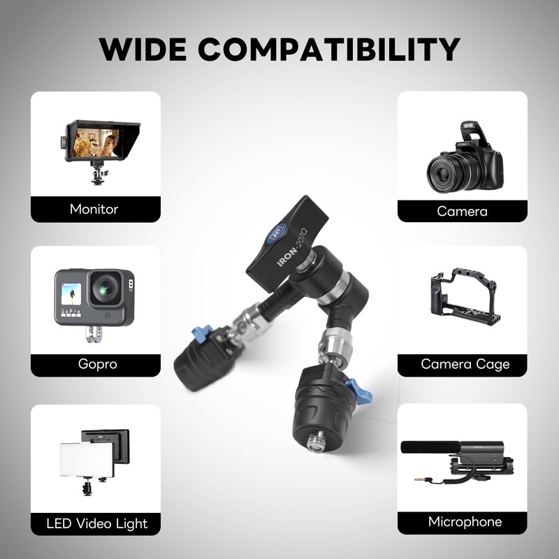 DF DIGITALFOTO Magic Arm, Camera Arm, Camera Arm with 1/4"