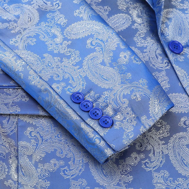 Cloudstyle - Traje de cachemira para hombre, ajuste delgado, con