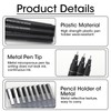 9pcs Calligraphy Pen Set for Beginners Refillable Black Brush Marker