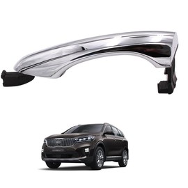 BestParts Rear Outside Door Handle Left Driver Side LH Compatible with Kia Sorento 2016-2020 EX, L, LX, S, SX 2.4L L4 3.3L V6 Replace 82651C5010