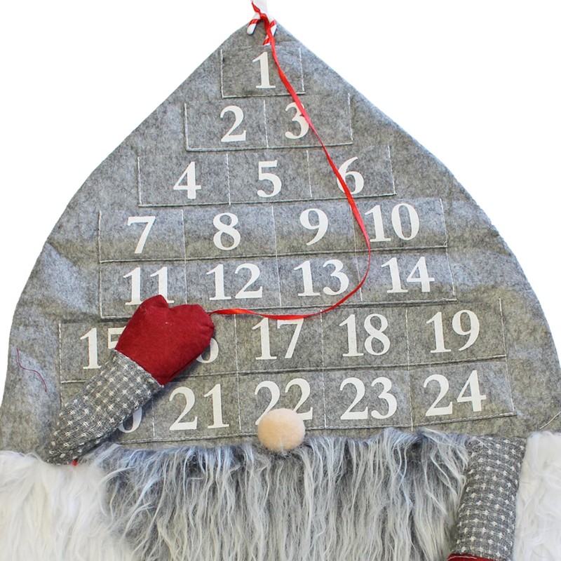 Christmas Advent Calendar Gonk Design 24 Fabric Pockets Add your