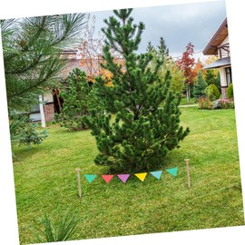 Kisangel 12pcs Boundary Markers Durable Steel Stakes for Garden Landscape Surveying and Outdoor Camping Essential Property Line Tools for Accurate Measurements