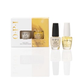 OPI Treatment Power Duo - ProSpa Hands, Feet, Nail & Cuticle Oil & Nail Envy® Strengthener Treatment - 2 x 15ml