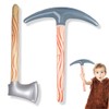 KEQAR Inflatable Pickaxe Toy Decoration, Pack of 2 Simulation Pickaxe