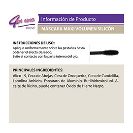 Prosa Rimel Mascara Pestañas Maxi Volumen Silicón 13g 2 Piezas