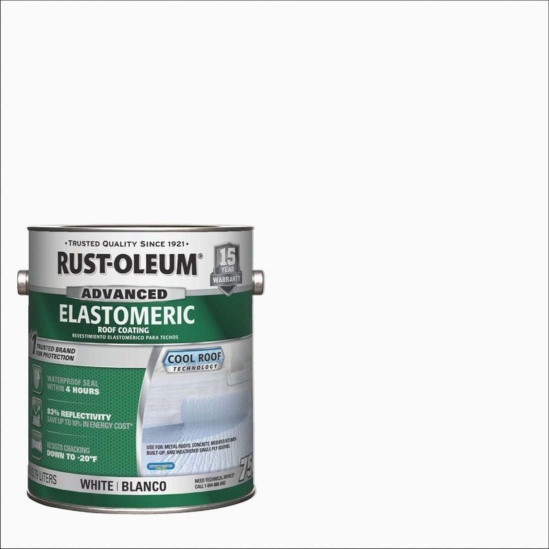 Rust-Oleum 301903 10 Year Elastomeric Roof Coating white gal