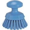 Vikan 38853 Brush,Scrub,Round,Stiff,5",PP/PBT,Blue