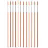 Snowpole Driveway Snow Poles Reflective Orange Markers 48" (12 Poles)