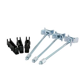 Unika Easibolt EASIBOLT3PACK-AZ - 150mm Worktop Connector Bolts and Bolt Holders, Multi-colour