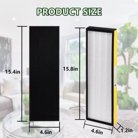 Beaquicy FLT4825 HEPA Filter B Replacement for Gm Guardian for Gm-Guardian FLT4825 AC4825