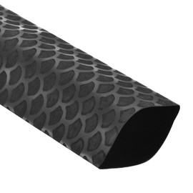 DMiotech Heat Shrink Sleeve Wrap Tubing x Tube Tubing for Fishing Rod Grips and Other Grips, Non Slip - Insulation - Waterproof 40'' Lengths, Dia 45mm Black Scales