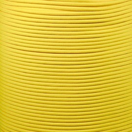 550 Paracord Parachute Cord Type III 7 Strand 4mm Diameter – 550 Pound Tensile Strength Survival Cord (10 Feet, Yellow)