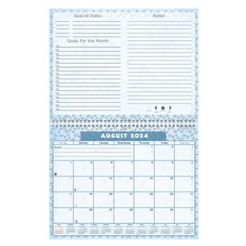2024-2025 Academic Year 12 Months Student Calendar/Planner for Wall & Desk & 3-Ring Binder, for School, Teacher, Student (Edition #011)