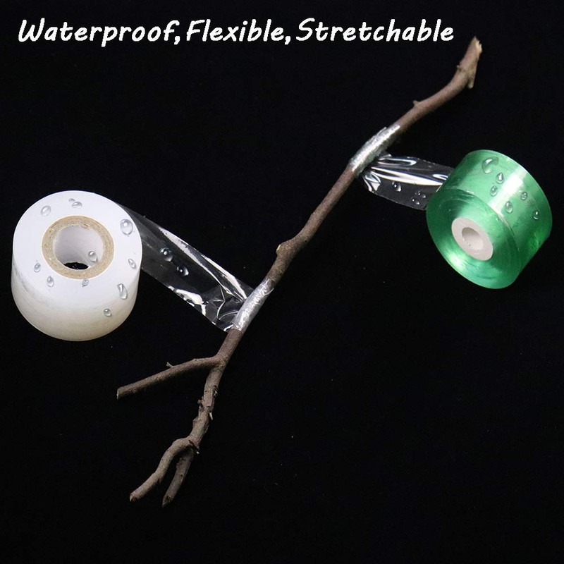 HAINANSTRY Grafting Tape 2 PCS, Stretchable Garden Grafting Tape Plants