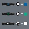 Wera '05023366001 454 Imperial HF Cross Handle Hex-Plus Screwdriver 3/8