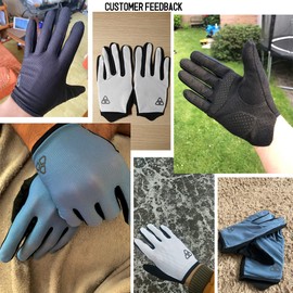 DUEECO Cycling Gloves,Bicycle Gloves,Bike Gloves for Men Women with 3MM XRD Padding Palm Classic Mountain Bike Gloves Riding Gloves On Road MTB Gloves with Touch Screen