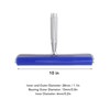 Dust Removal Roller Silicone Soft Aluminum Alloy Handle Iron Bearing