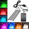 Car LED Light Strip, EECOO 4pcs Car Interior Light Music