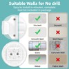 Miumoon No Drill Retractable Baby Gates Parts, Large Size No