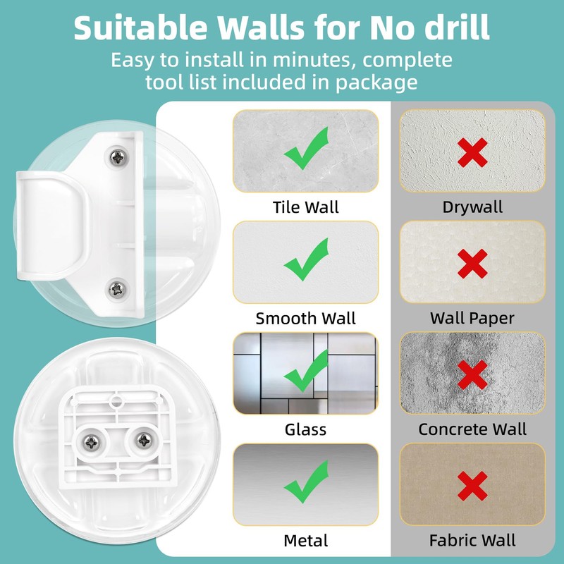 Miumoon No Drill Retractable Baby Gates Parts, Large Size No