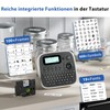 Etikettenmaschine mit Bändern, D210S Etikettenschreiber mit Tastatur, tragbare Etikettiermaschine mit