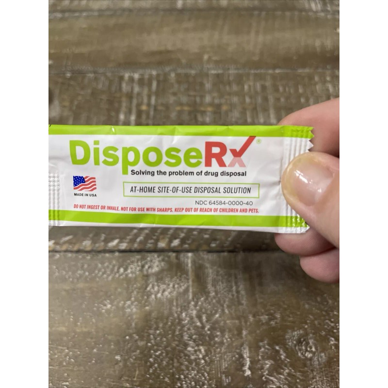 DisposeRX At Home Site Of Use Disposal Solution