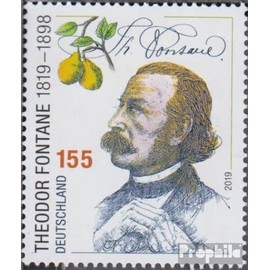 Prophila Collection BRD (BR.Deutschland) 3508 (complete edition) 2019 Theodor Fontane (stamps for collectors) plants/mushrooms