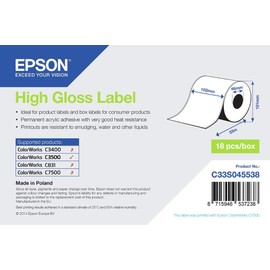 Epson High Gloss Label – Continuous, 102 mm x 33 m