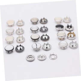 Hohopeti Snap Fastener 50pcs Clothing Accessories Buttons Snap in Buttons Pearl Prong Pearl Snap Shirts for Men Leather Snap Fasteners Kit Clothes Press Studs Kit Kits Metal Man Ring