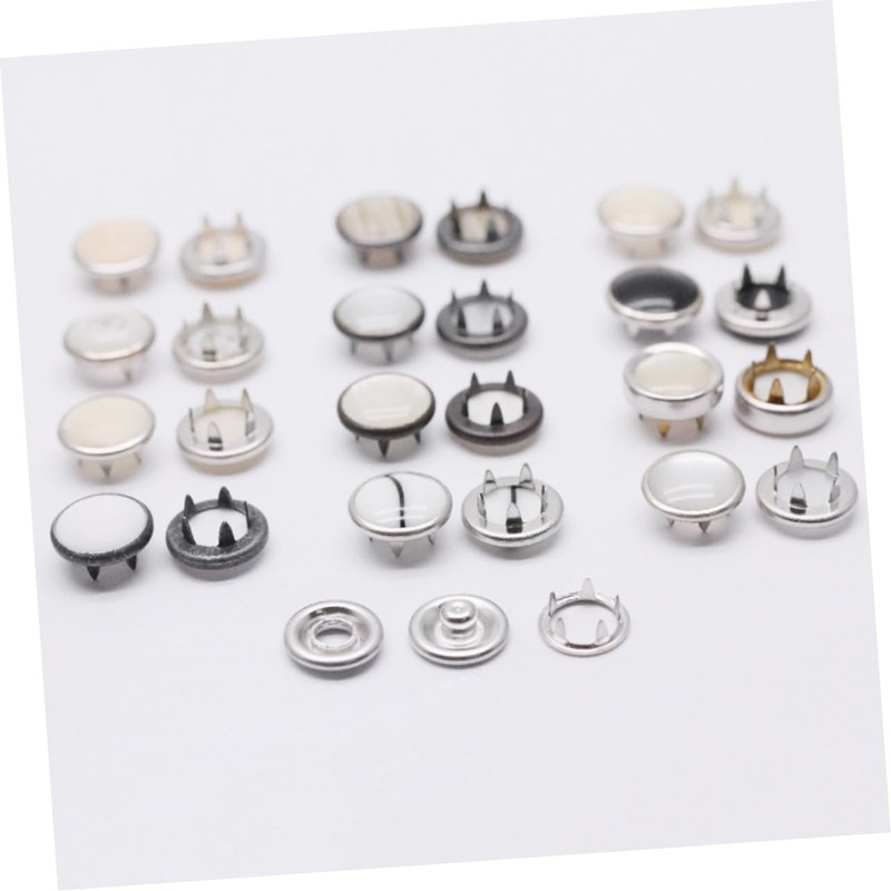 Hohopeti Snap Fastener 50pcs Clothing Accessories Buttons Snap in Buttons