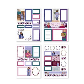 Rongrong Aged to Perfection Planner Stickers Pack for Planners, Calendars, Journals – Celebrate The Beauty and Strength That Comes with Age – Scrapbook Accessories – 10 Pages