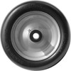 Marathon 9x3.50-4" Flat Free Lawnmower Tire on Wheel, 4" Centered